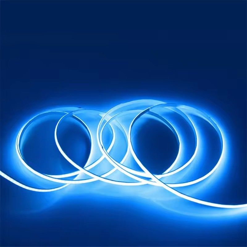 Yüksek CRI LED bant ışığı 3mm Ultra ince COB LED şeritleri 12V 24V RA 90 ücretsiz kesilebilir