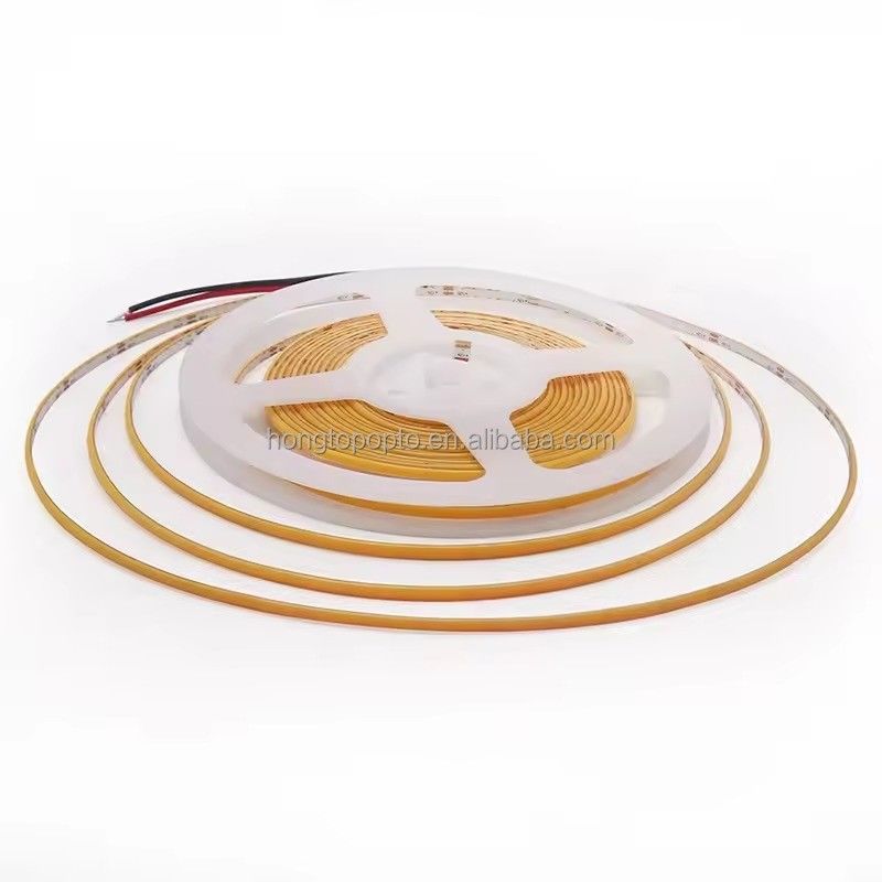 COB LED Light Strip Beyaz Sıcak Beyaz Mavi Yeşil Esnek 3mm 5mm 8mm Yüksek yoğunluk için