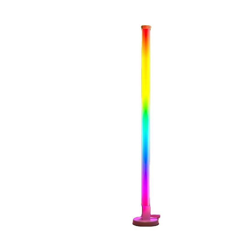 80lm/w Ev Atmosferi Akıllı Led Yer Lampu USB RGB Renk Değiştirme ve IR Denetleyicisi