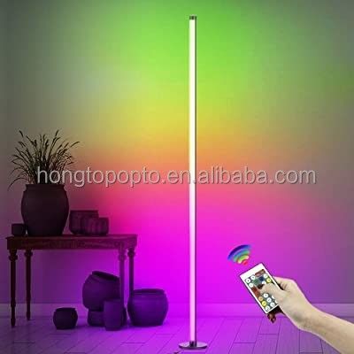 80lm/w Ev Atmosferi Akıllı Led Yer Lampu USB RGB Renk Değiştirme ve IR Denetleyicisi
