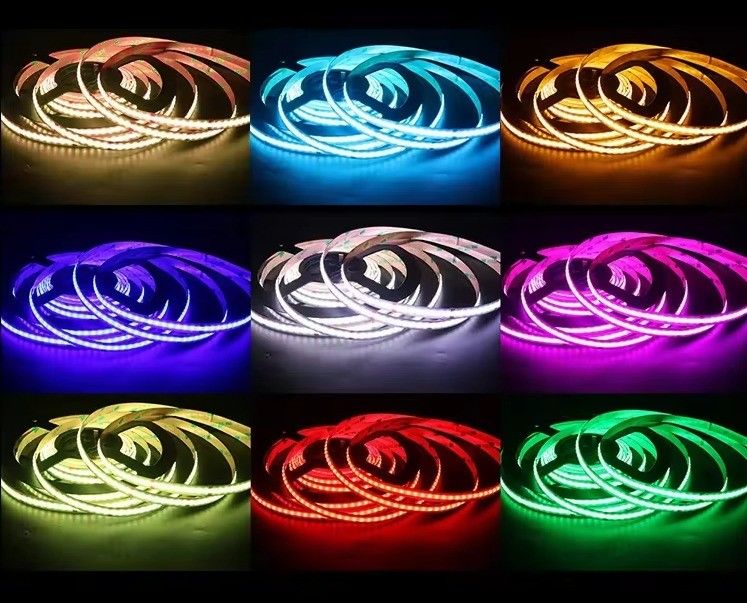 FPC CHIP RESISTOR Bright COB RGB LED Çizgi Lambasıyla Bayram Atmosferi Oluşturun