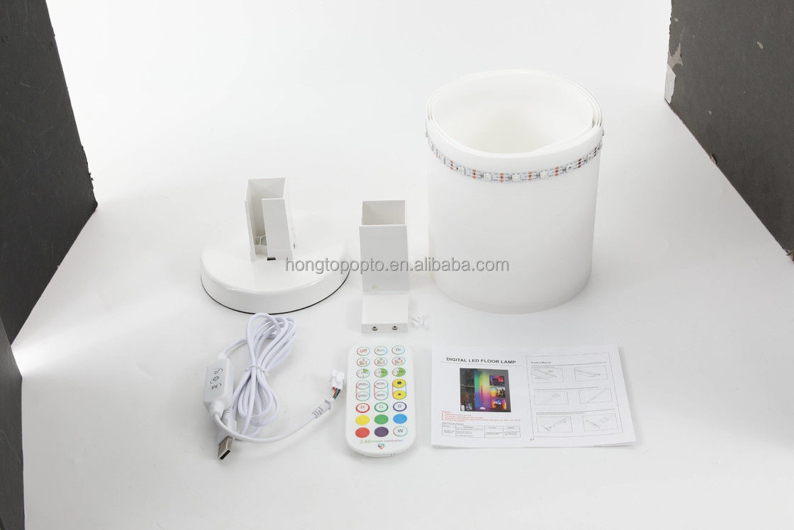 Otel Atmosphere Bluetooth WiFi Kontrolü ve DC 5V Giriş Voltajı ile Köşe Zemin Lampu