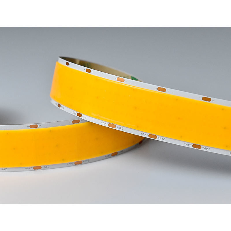 Ultra Geniş Fleksibel DC24V 1600Led Cob Led Şerit Işıklar 30mm Genişlik 5 Satır Süper Parlak