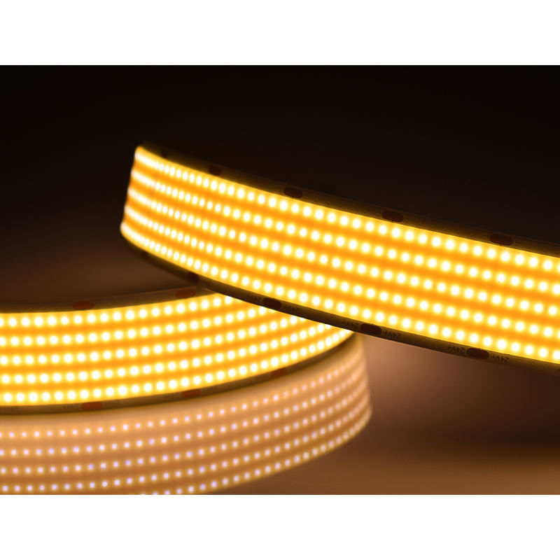 Ultra Geniş Fleksibel DC24V 1600Led Cob Led Şerit Işıklar 30mm Genişlik 5 Satır Süper Parlak