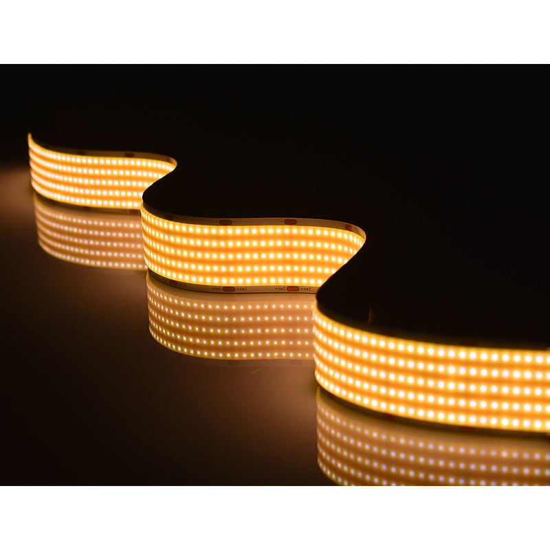 3000K/4000K/6000K Renk Sıcaklığı 1600leds/m COB LED şeridi profesyonel aydınlatma için