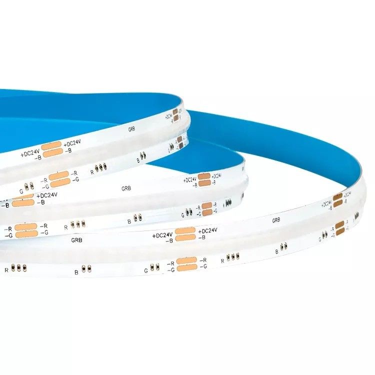 RGB Esnek Şerit 756LEDs COB DC 12V LED Şerit Işığı 100lm/w Işık Verimliliği