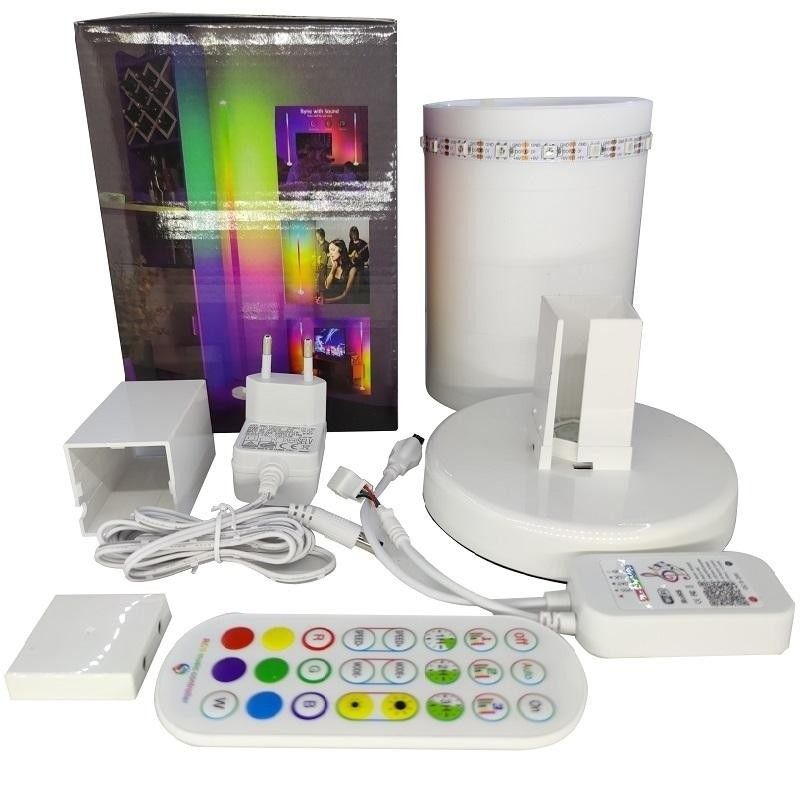 18 PC/Ctn DC5V Müzik fonksiyonu ve IR denetleyici ile iç dekoratif zemin ışığı