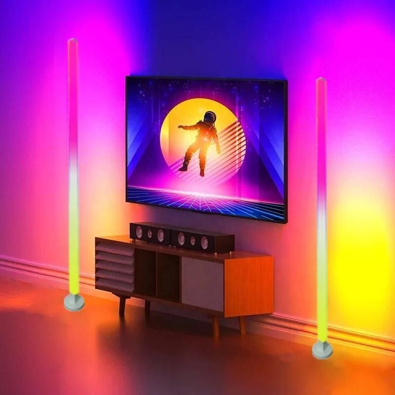 IP44 derecelendirilmiş DC5V Magic Music LED Yer APP ve uzaktan kumanda ile çevresel ışık şeridi