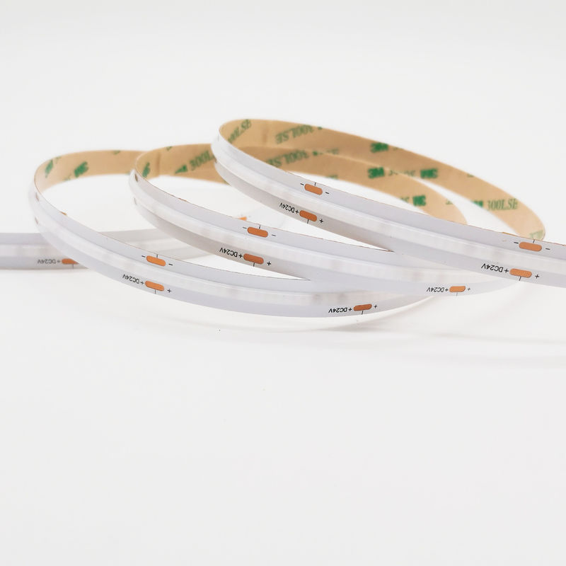 RGB 756LEDs COB Led Strip 12V 24V 5M 90 Ra ve -45 50C çalışma sıcaklığı ile
