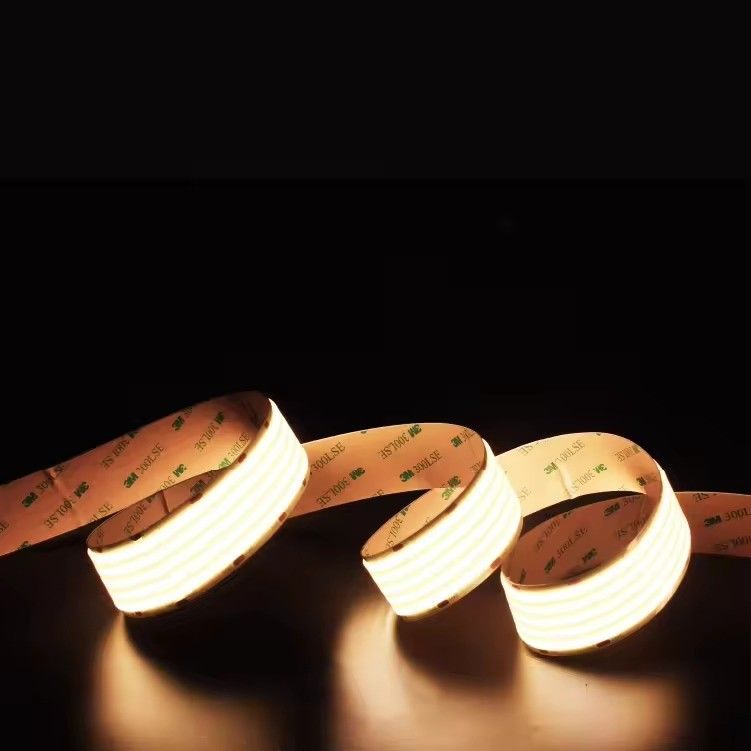 Süper Geniş 1600LED Ultra Geniş COB LED Şerit 80 Renk Endeksi IP20 Proje için 30000 Çalışma Saati