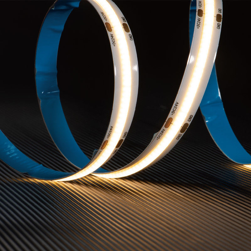 15M 20M 480Led Cob Led Çizgi Işık Ce Rohs 24V Beyaz Esnek Cob Tira Led Teyp Işık