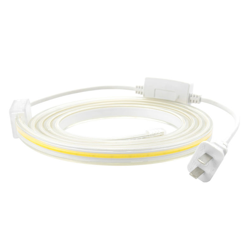 Yüksek Voltajlı Esnek COB LED Çizgi Işığı IP65 Su geçirmez 50M 100M bir makara başına 30000 Saat Yaşam Süresi ve 80 CRI ile