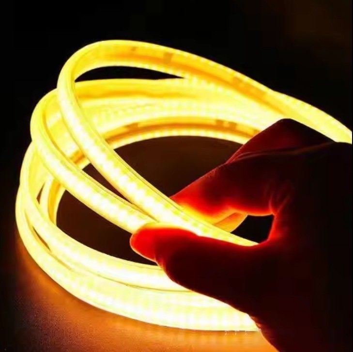 Dış mekan esnek COB LED şerit ışığı Beyaz Sıcak Beyaz 288LED 280LED 320LED Yüksek Voltaj