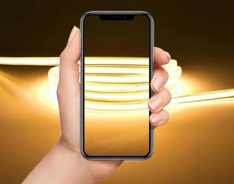 Yüksek Voltajlı Dış Eğimli COB LED Şerit Işığı 288LEDs Işık Kaynağı LED 220V 110V 800lm