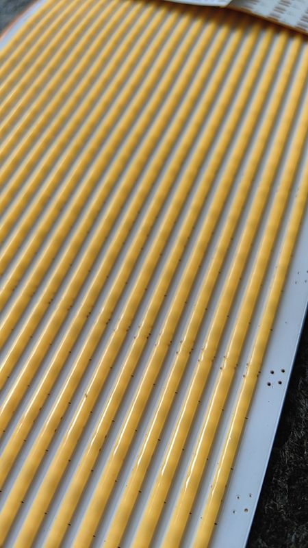 Süper İnce 3mm Genişlik Bakır PCB Cob Şeritleri Işık İçeride Dışarıdaki Ofis Dekorasyonu için