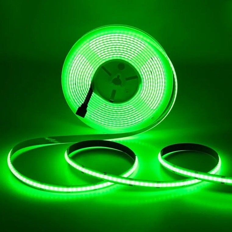 80lm/w 400leds/m Ultra Thin 5V 12V 24V IP20 Beyaz COB LED Işık Şerit 3mm 5mm Genişlik Beyaz Mavi Kırmızı Yeşil FCOB LED Şerit