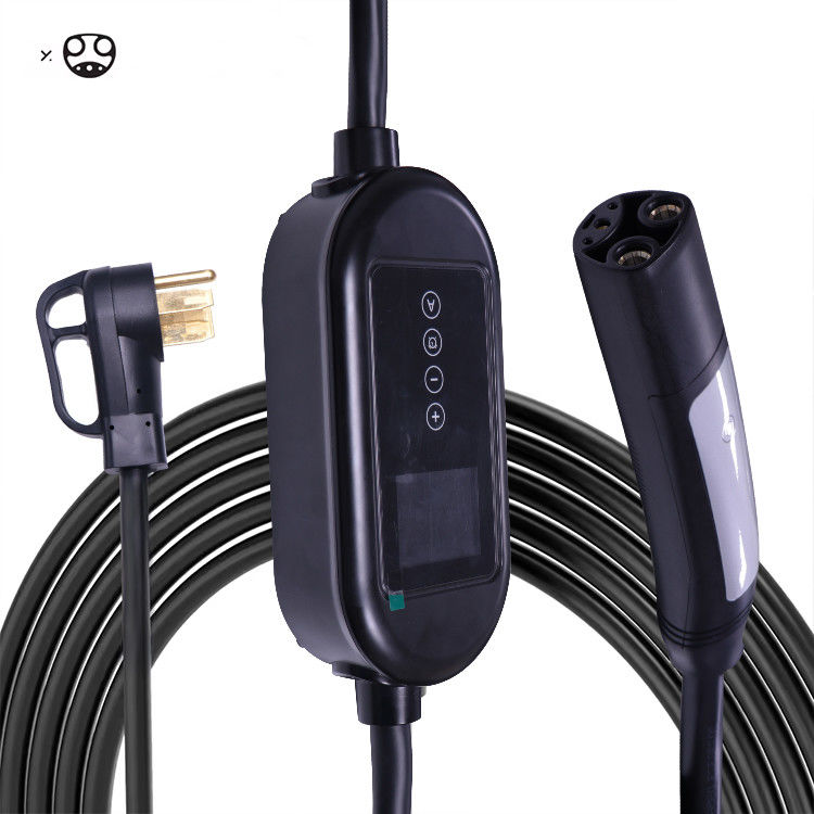 3.7KW EV şarj cihazı, 2. tip dişi şarj fişleri ve gösterge ışığı ile