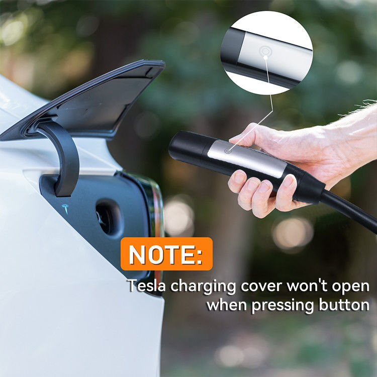 3.7KW EV şarj cihazı, 2. tip dişi şarj fişleri ve gösterge ışığı ile
